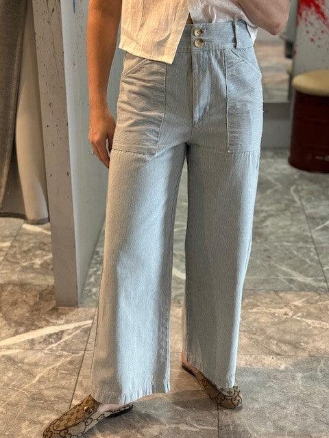 SC Blue Seersucker Pant - IF SO 