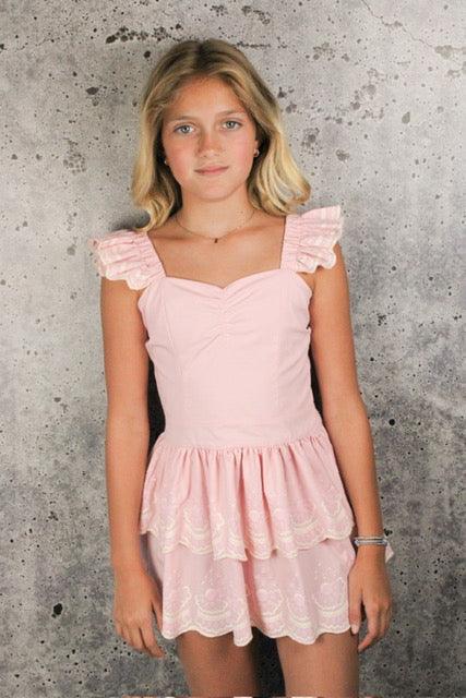 IS Pink Printed Dress - IF SO 