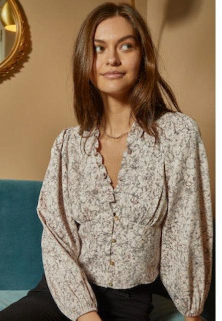 SC Floral Top - IF SO 