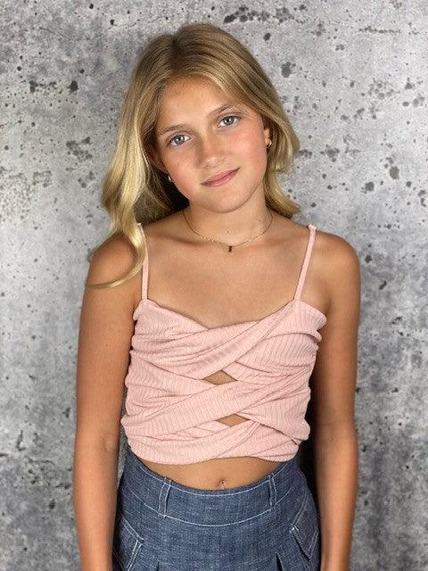 IS Pink Twisted Top - IF SO 
