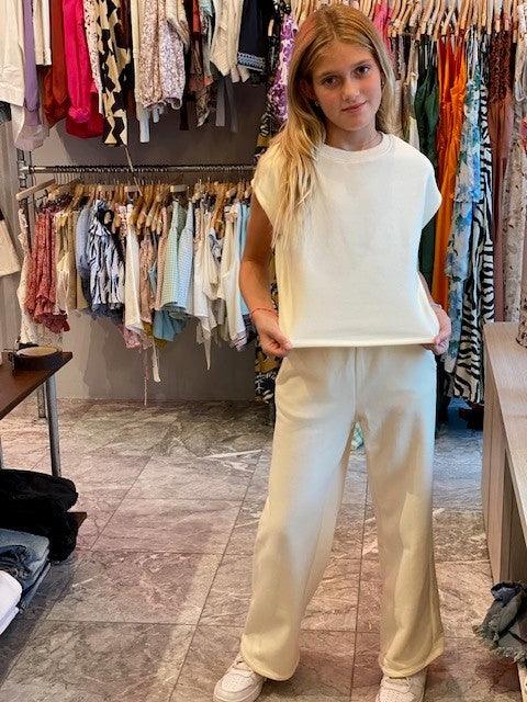SS Ivory Cap Sleeve Top - IF SO 