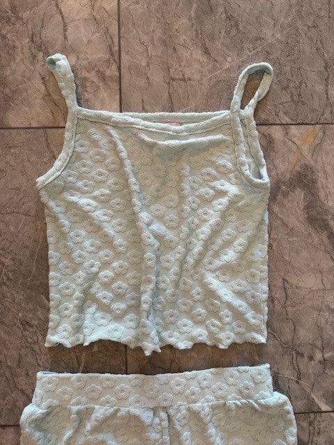 DH Blue Floral Terry Top - IF SO 
