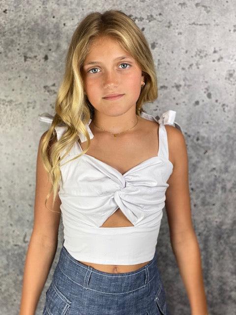 IS White Knot Front Top - IF SO 
