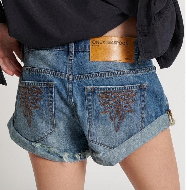 OT Westland Blue Motif Bandit Short - IF SO 