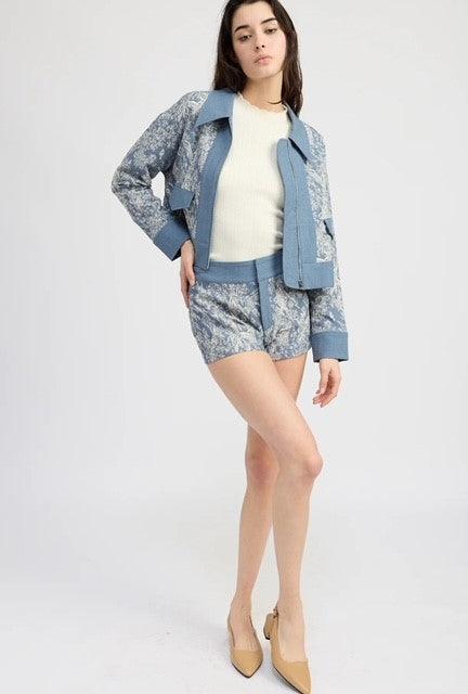 ES Denim Toile Jacquard Short - IF SO 