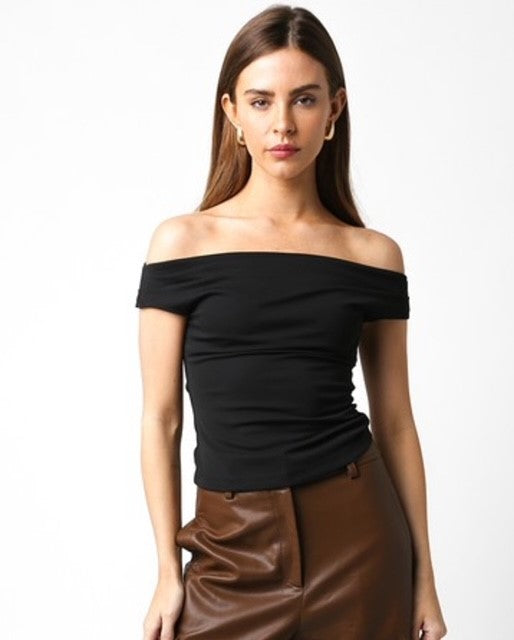 OL Black Off Shoulder Top