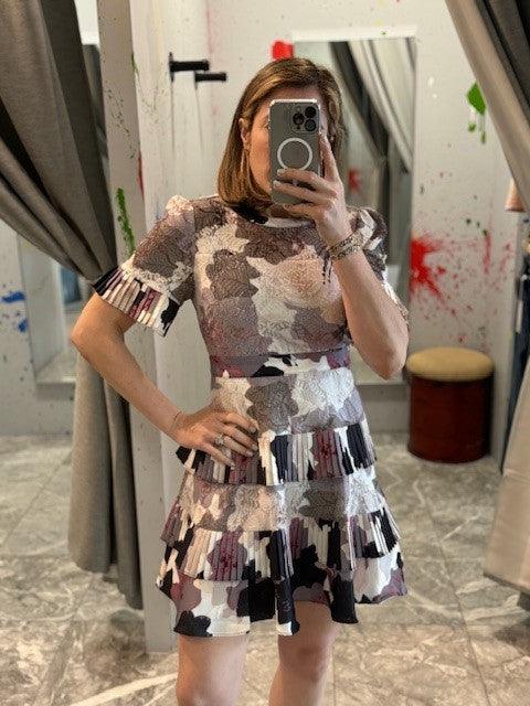 TCC Black Print Dress - IF SO 