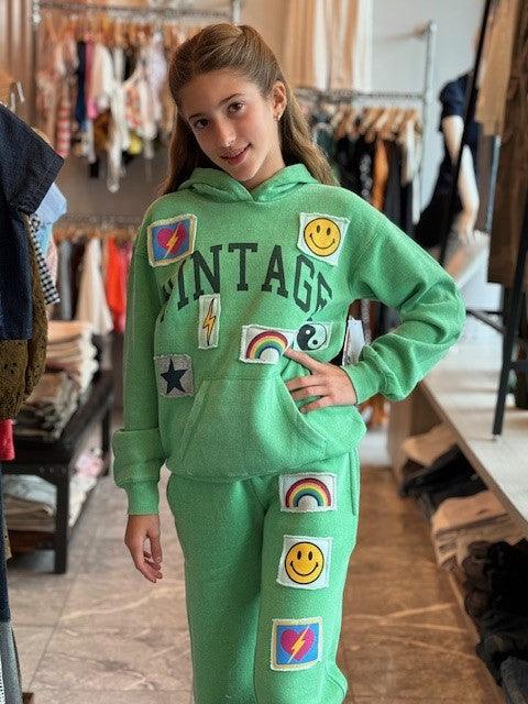 VH Green Patch Hoodie - IF SO 