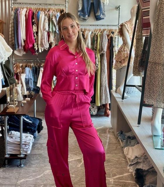 CH Pink Silky Top - IF SO 