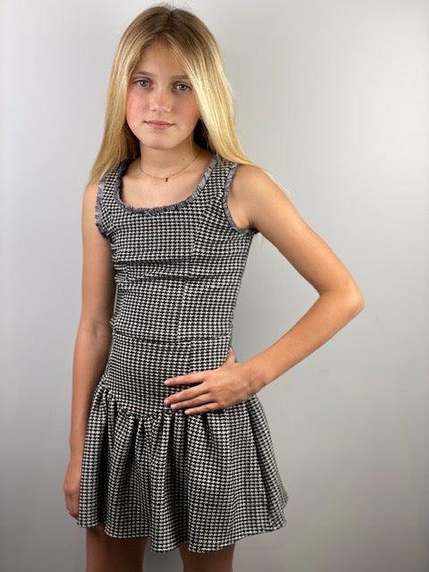 IS Houndstooth Ruffle - IF SO 