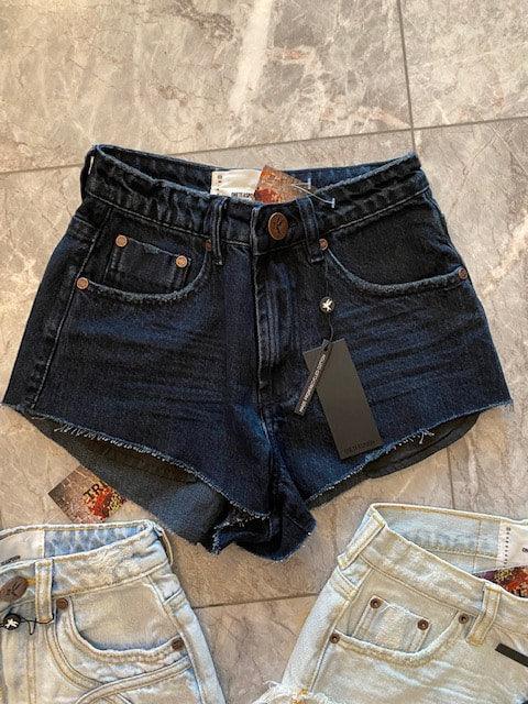 OT Fox Black The One Denim Short - IF SO 