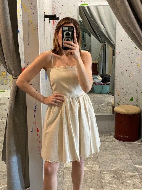 LP Beige Scallop Dress - IF SO 