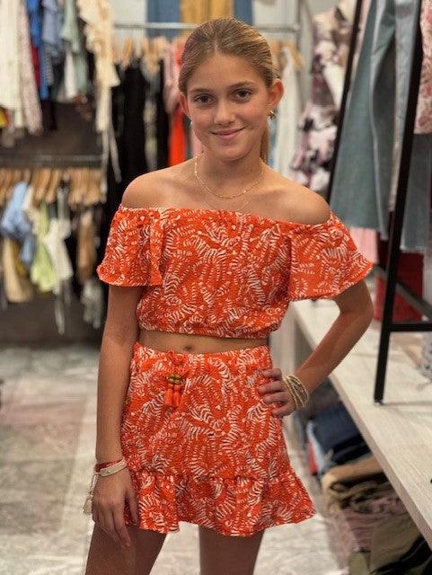 MAY Orange Skirt Set - IF SO 