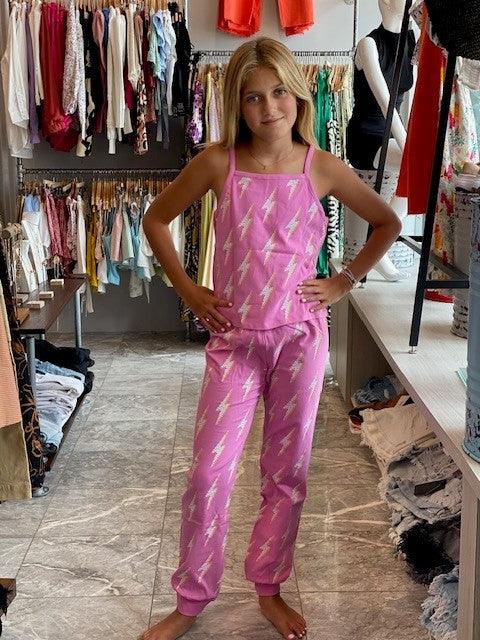 CH Pink Lightning Bolt Jogger - IF SO 