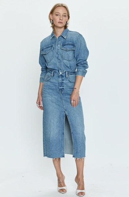 PD Denim Midi Dress - IF SO 