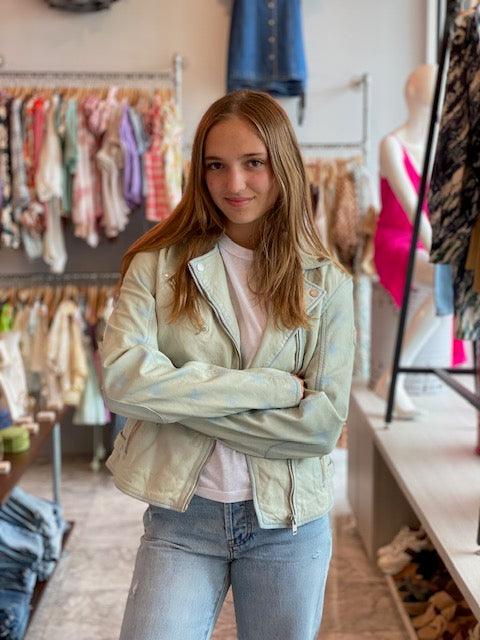 MA Off White Leather Jacket - IF SO 