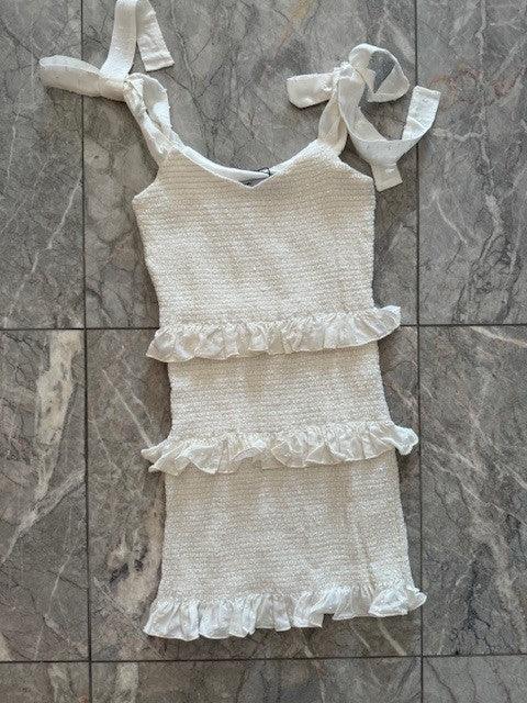 IS White Smocked Dress - IF SO 