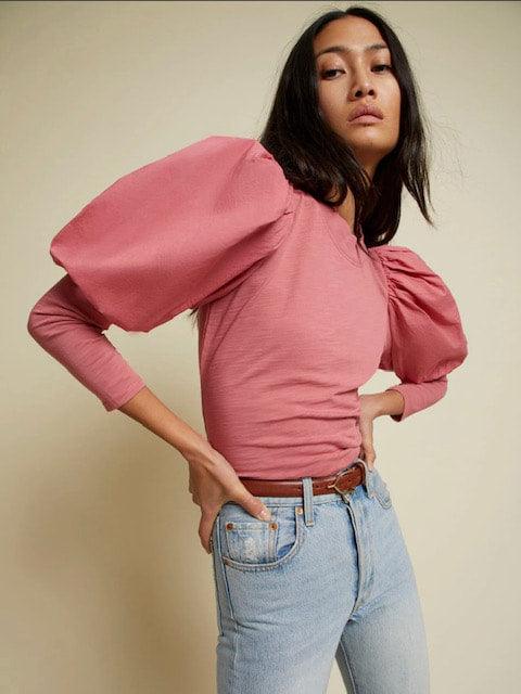 NA Pink Puff Long Sleeve Top - IF SO 