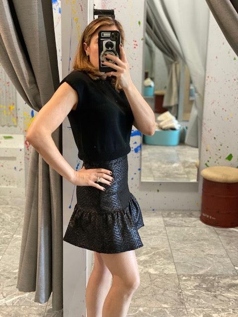 OS Black Shimmer Skirt - IF SO 