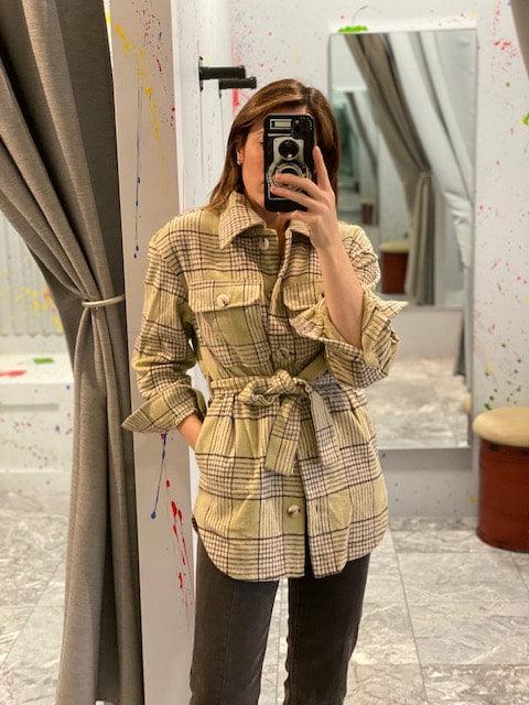LD Green Plaid Shacket - IF SO 