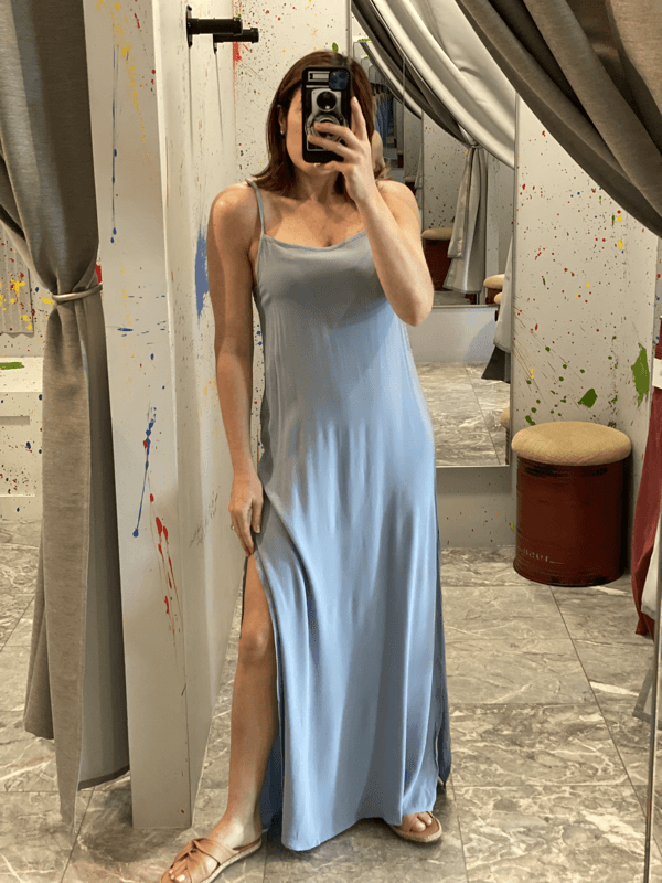 CH Blue/Grey Maxi Dress - IF SO 