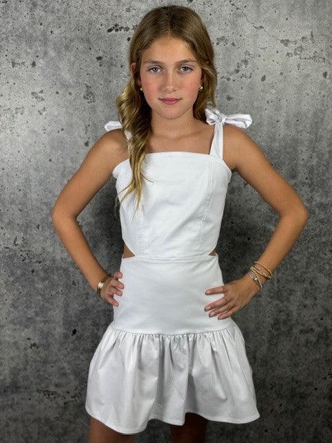 IS White Cutout Dress - IF SO 