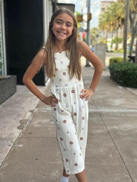 DH Brown Floral Jumpsuit - IF SO 