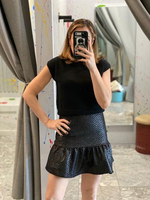 OS Black Shimmer Skirt - IF SO 