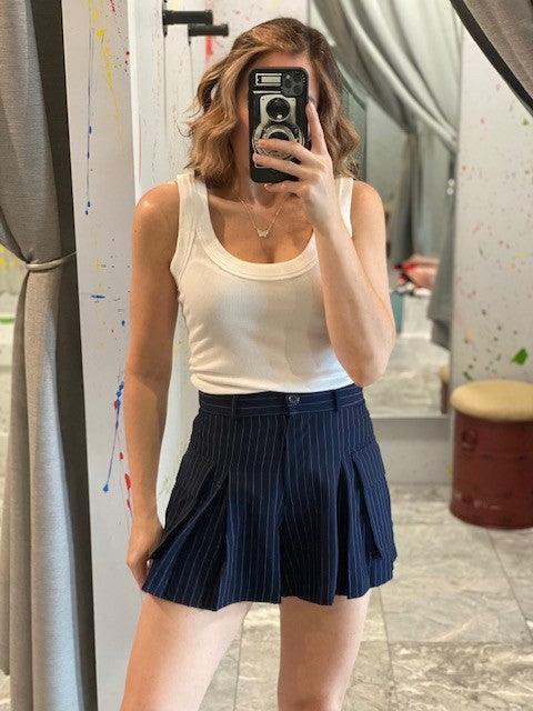 LD Blue Pinstripe Short - IF SO 