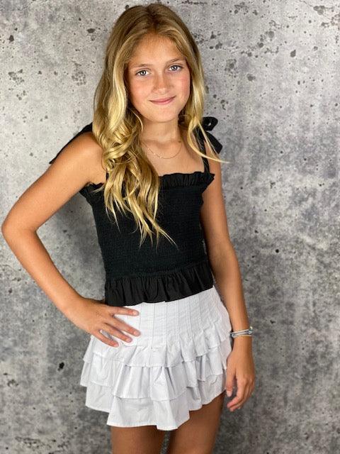 IS Black Bow Back Top - IF SO 