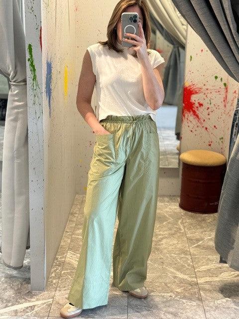 RP Olive Poplin Pant - IF SO 