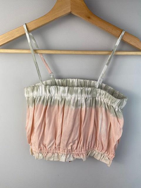 VH Green Pink Tie Dye Top - IF SO 