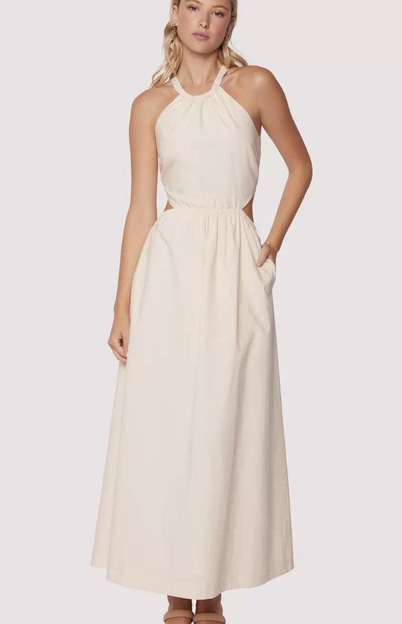 LW Beige Halter Maxi Dress - IF SO 
