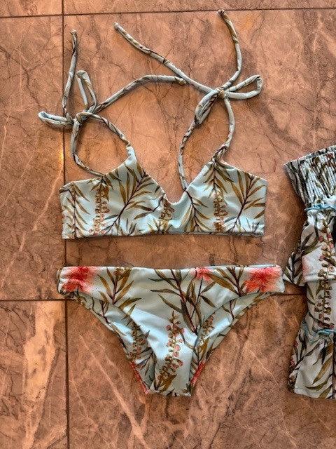 Sub Blue Floral Bikini - IF SO 