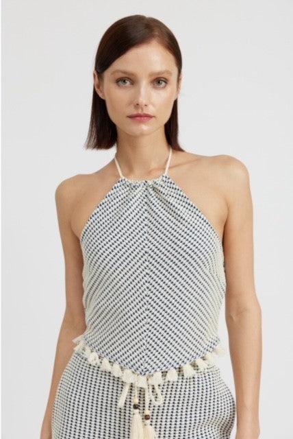 ES Black/White Knit Top - IF SO 