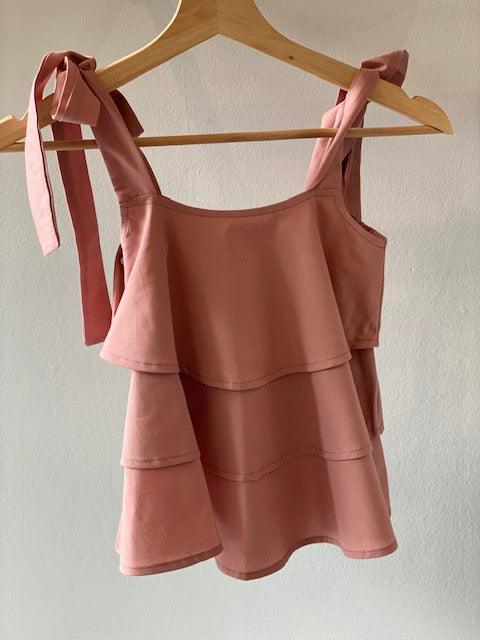 IS Pink Tiered Top - IF SO 