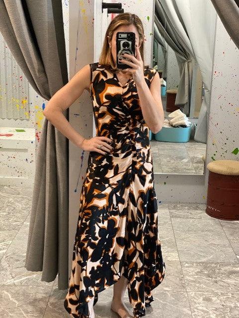 KG Black Print Maxi Dress - IF SO 