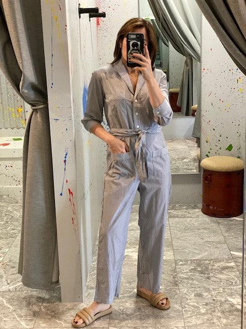 SU Stripe Jumpsuit - IF SO 