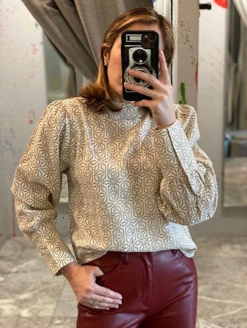 FR Grey Print Top - IF SO 