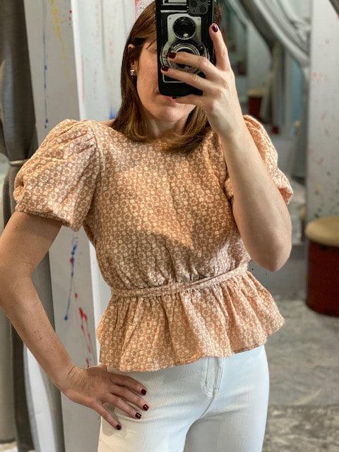 LD Pink Floral Backless Top - IF SO 