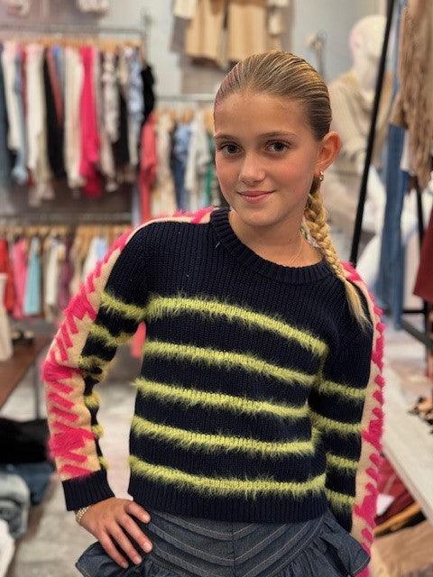 CPW Blue Fuzz Sweater - IF SO 