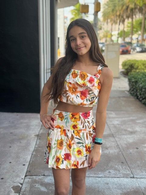 PL Multicolor Floral Print Top - IF SO 