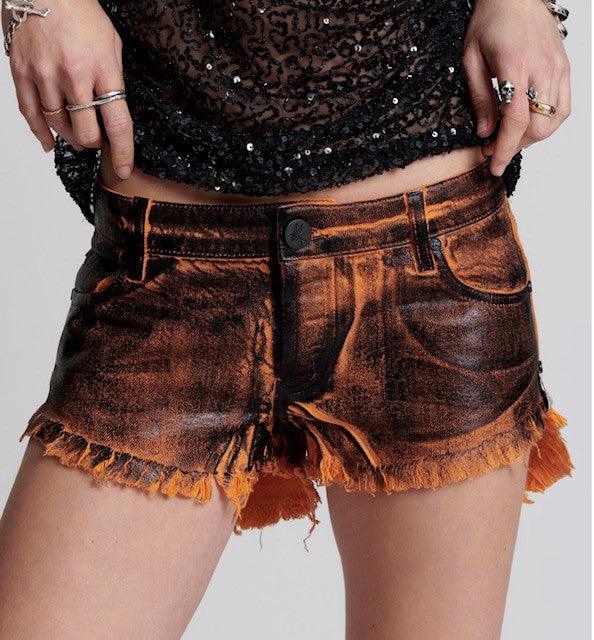 OT Lacquered Bonitas Denim Short - IF SO 