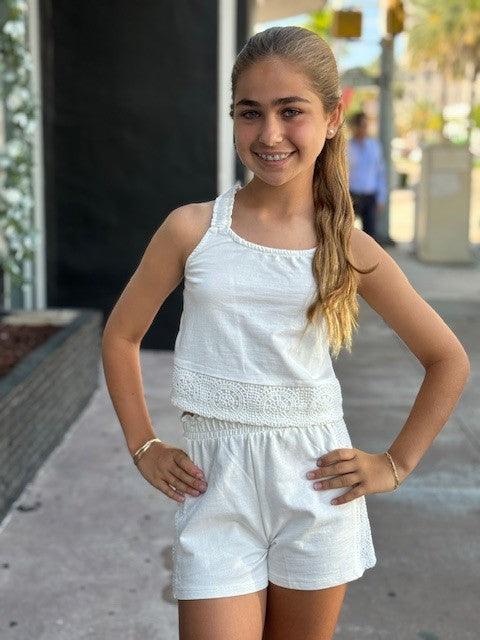 MAY White Short Set - IF SO 