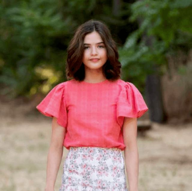 OS Berry Ruffle Top - IF SO 