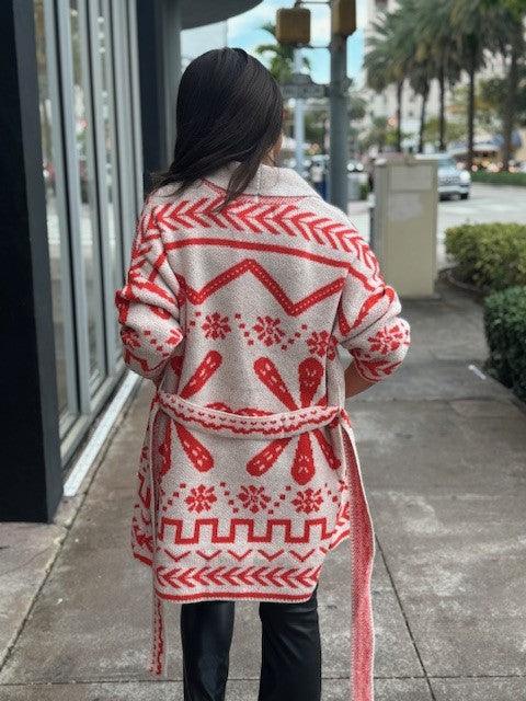 SL Orang Print Sweater - IF SO 