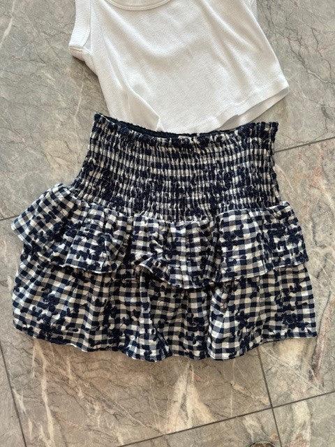 OL Blue Plaid Skirt - IF SO 