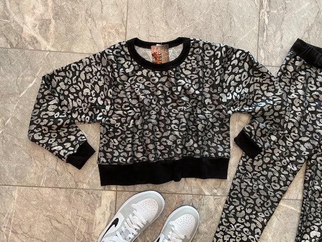 T2 Silver Animal Print Sweatshirt - IF SO