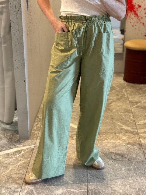 RP Olive Poplin Pant - IF SO 